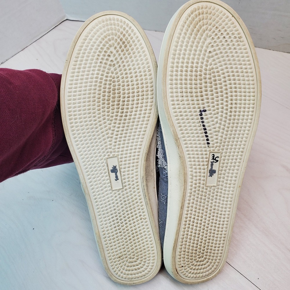 Sanuk Women's Size‎ 10 Gray Canvas Slip On Casual Shoes - Picture 11 of 11